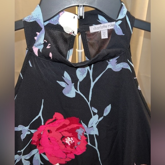 Black floral dress - Picture 5 of 6